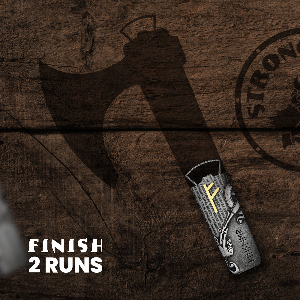 Finish 2 runs: krijg het eerste medailledeel van de Sleipnir Axe.