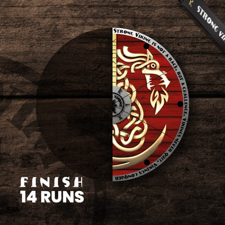 Finish 14 runs: het derde medailledeel van het verjagen shield.