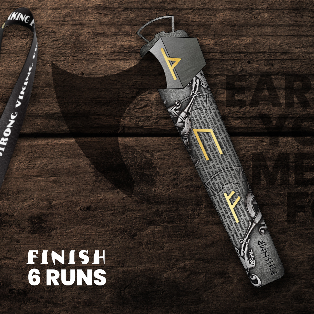 Finish 6 runs: krijg het derde medailledeel van de Sleipnir Axe.