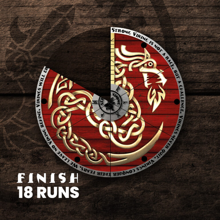 Finish 18 runs: 5e medailledeel van de Verjagen Shield