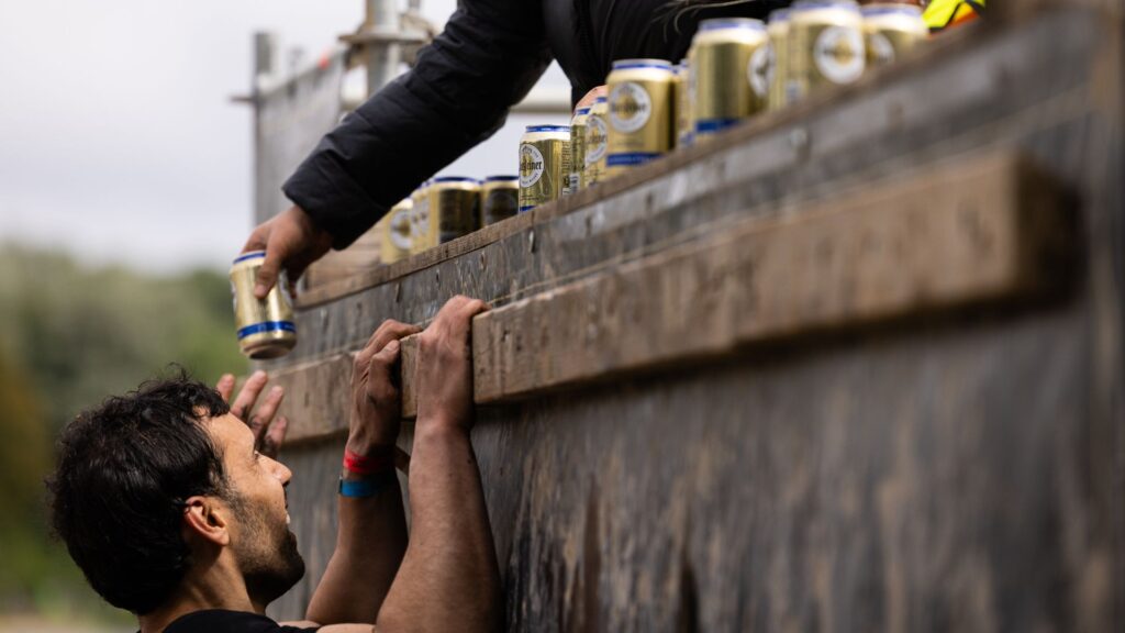 how to do a pull-up. Man doing a pull up at strong viking